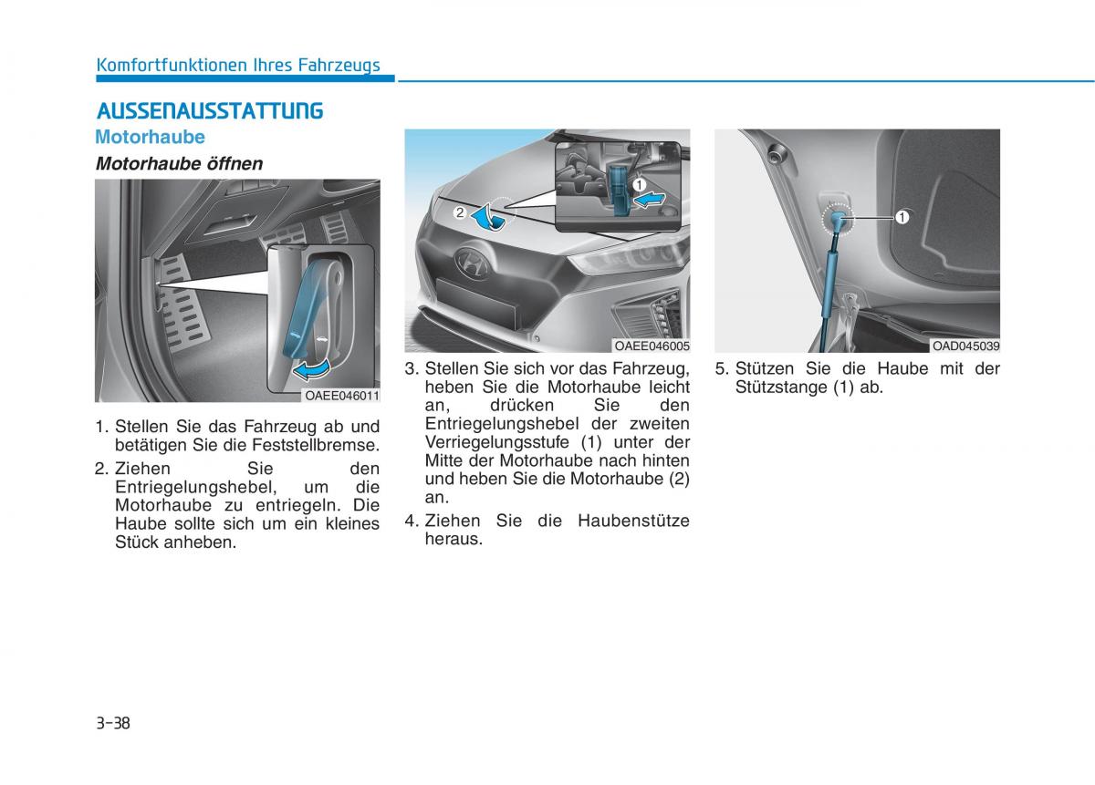 Hyundai Ioniq Electric Handbuch / page 191