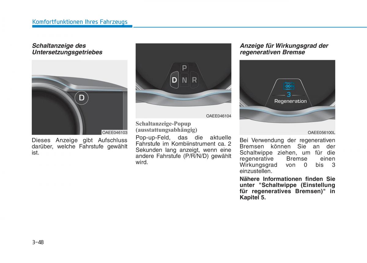 Hyundai Ioniq Electric Handbuch / page 201