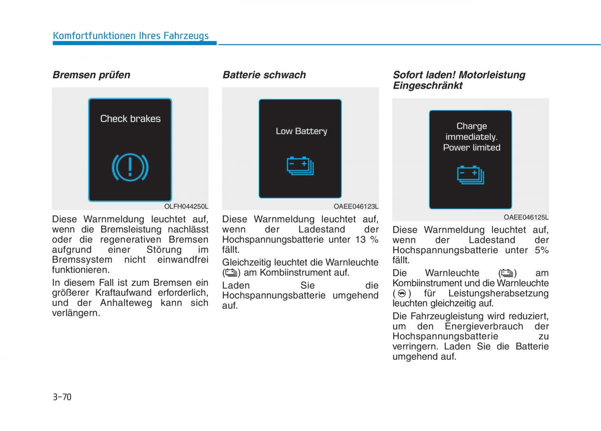 Hyundai Ioniq Electric Handbuch / page 223