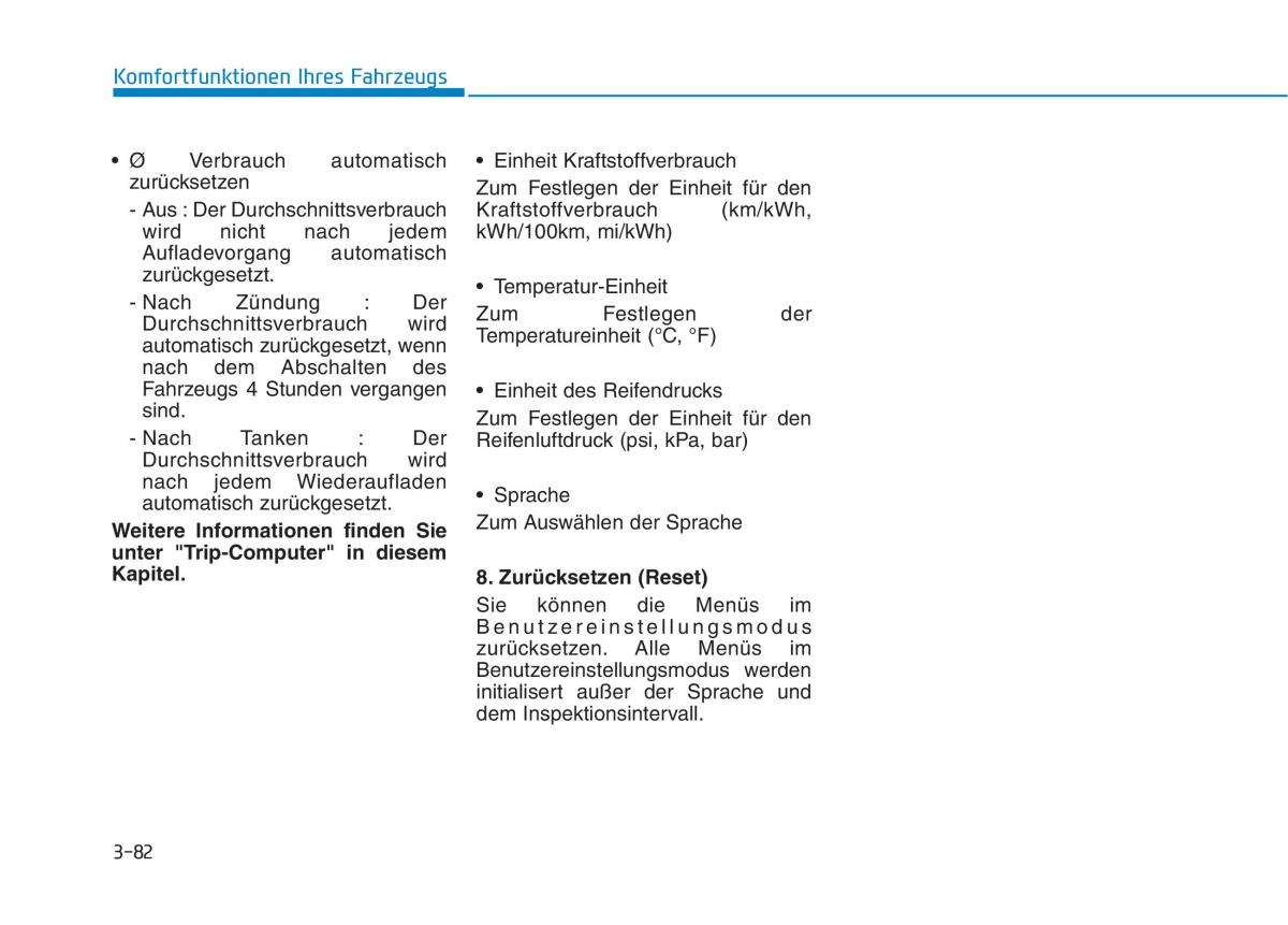 Hyundai Ioniq Electric Handbuch / page 235