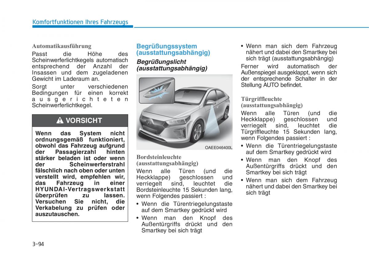 Hyundai Ioniq Electric Handbuch / page 247