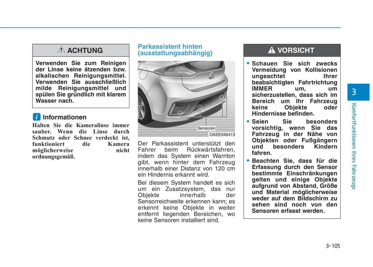 Hyundai Ioniq Electric Handbuch / page 258