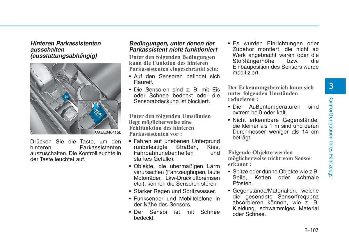 Hyundai Ioniq Electric Handbuch / page 260