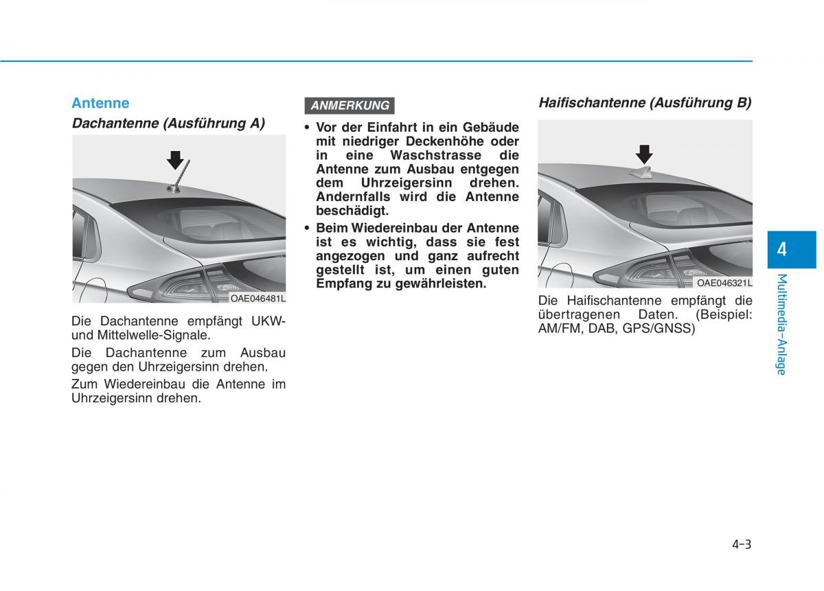 Hyundai Ioniq Electric Handbuch / page 303