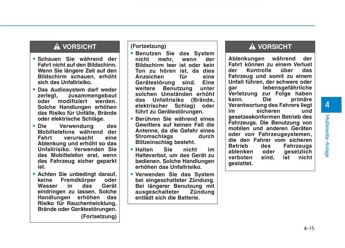 Hyundai Ioniq Electric Handbuch / page 315