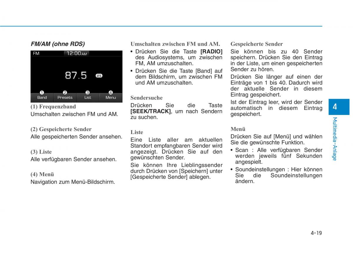 Hyundai Ioniq Electric Handbuch / page 319