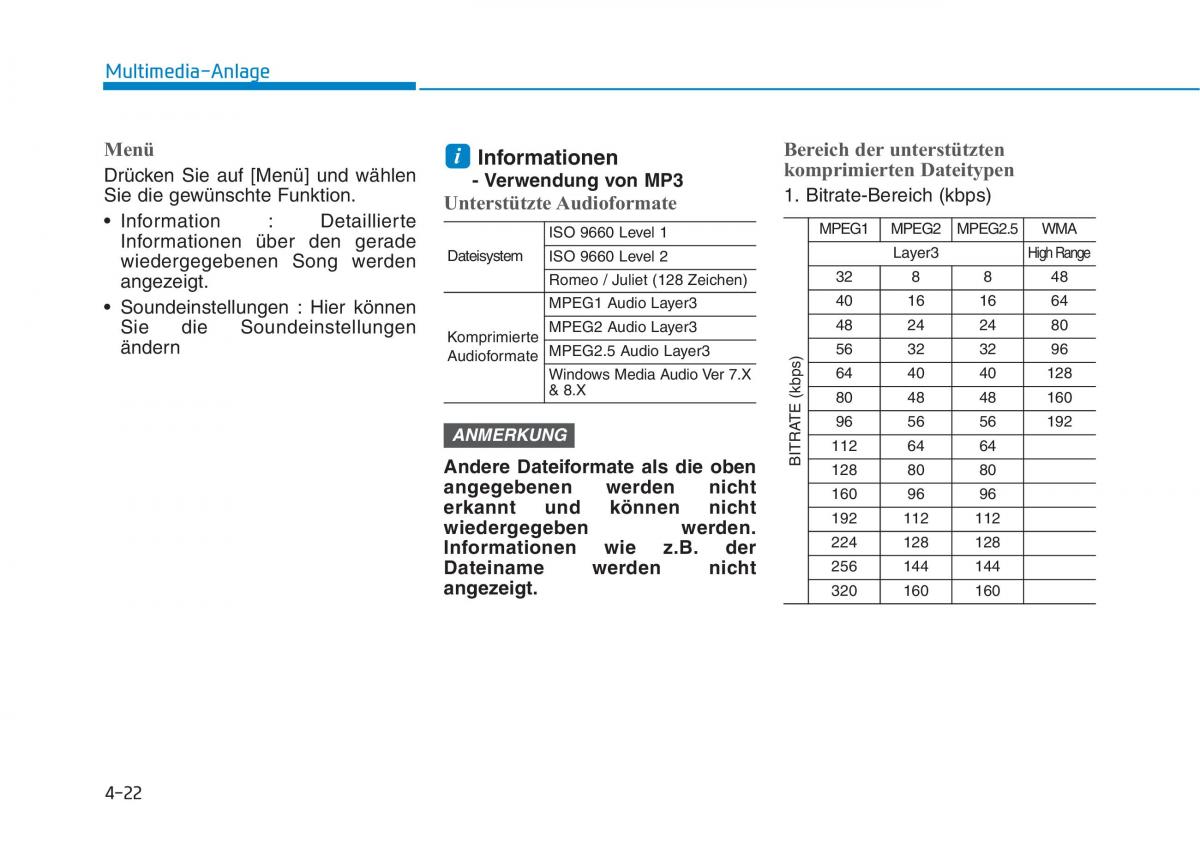 Hyundai Ioniq Electric Handbuch / page 322