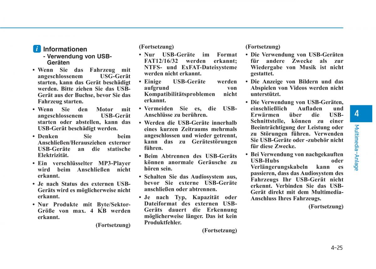 Hyundai Ioniq Electric Handbuch / page 325