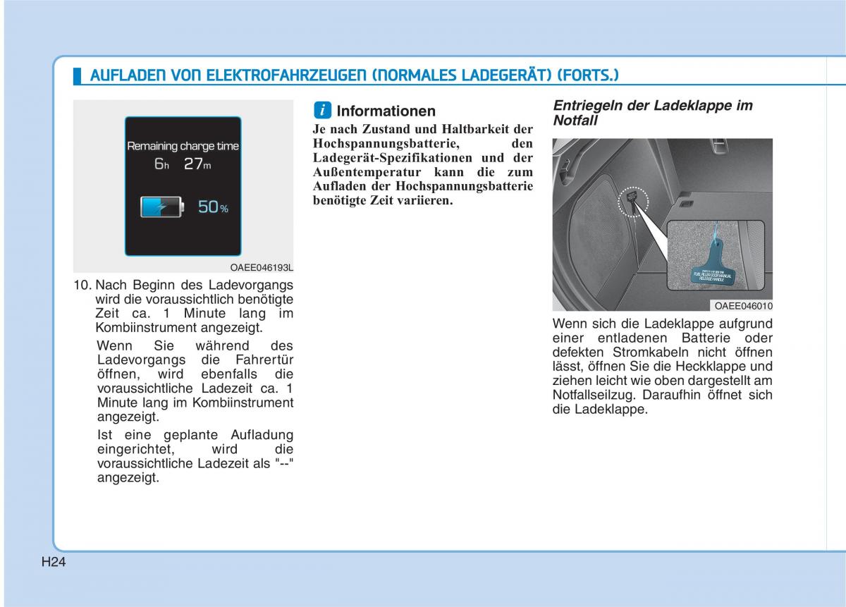 Hyundai Ioniq Electric Handbuch / page 33