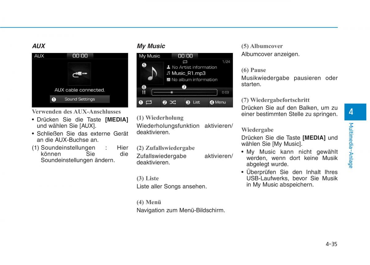 Hyundai Ioniq Electric Handbuch / page 335