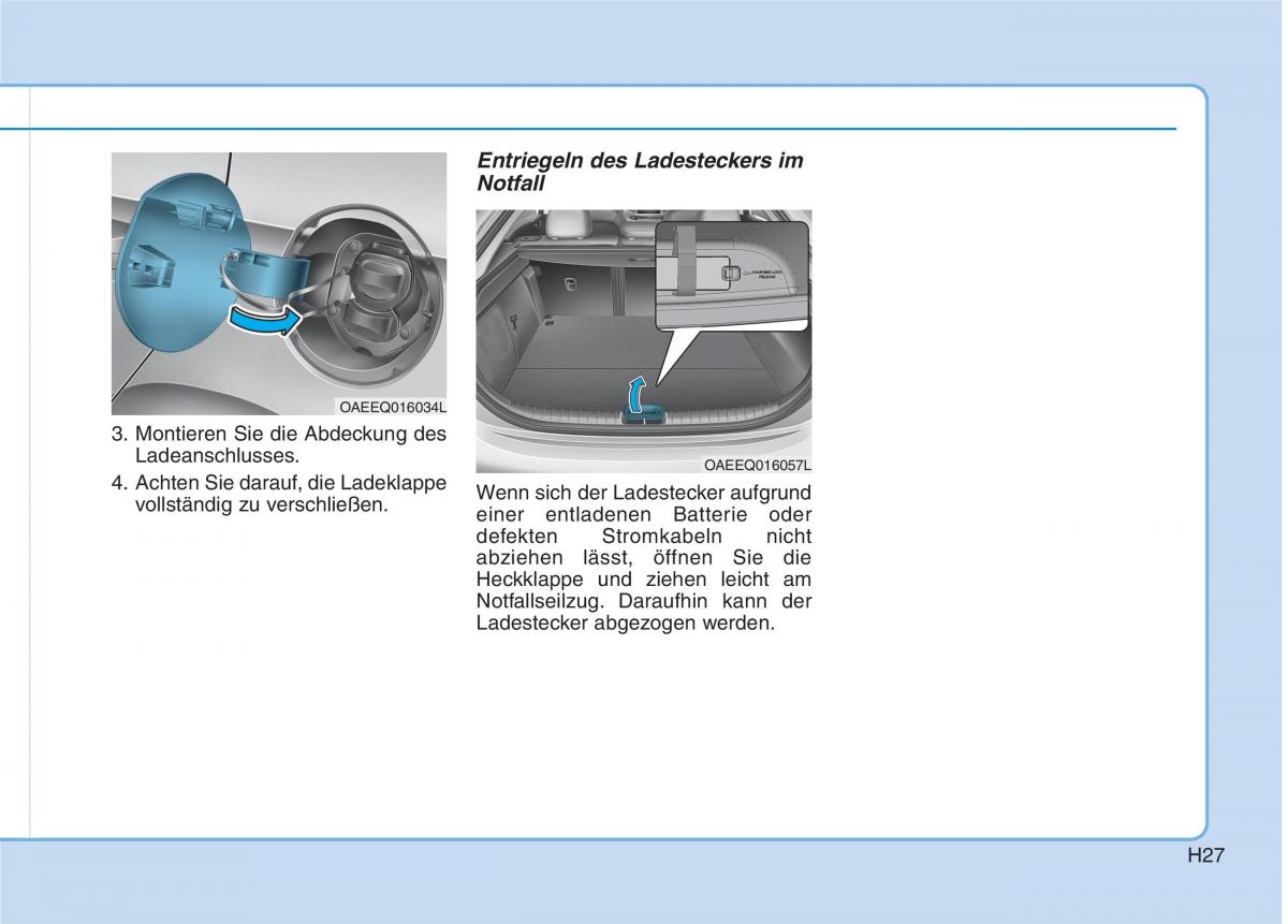 Hyundai Ioniq Electric Handbuch / page 36