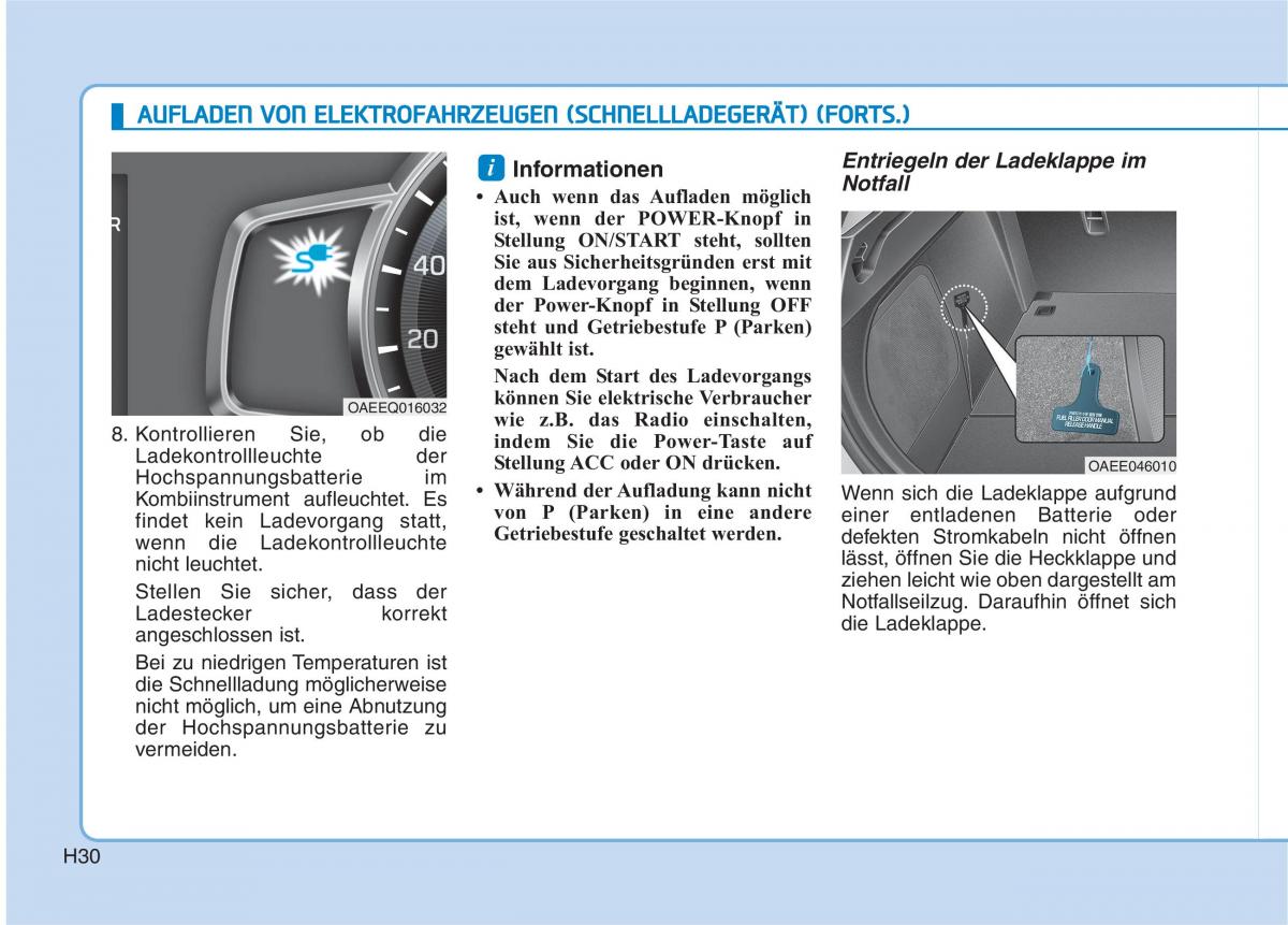 Hyundai Ioniq Electric Handbuch / page 39