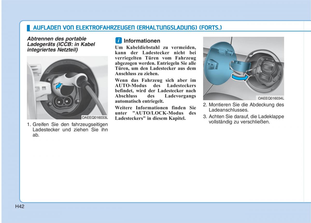 Hyundai Ioniq Electric Handbuch / page 51