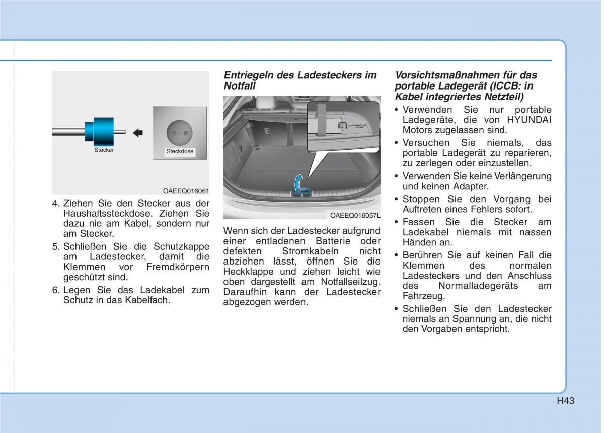 Hyundai Ioniq Electric Handbuch / page 52