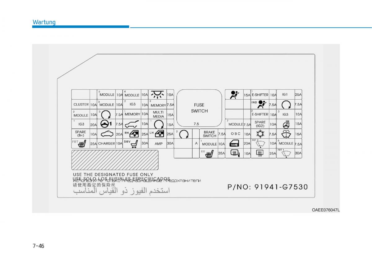 Hyundai Ioniq Electric Handbuch / page 535