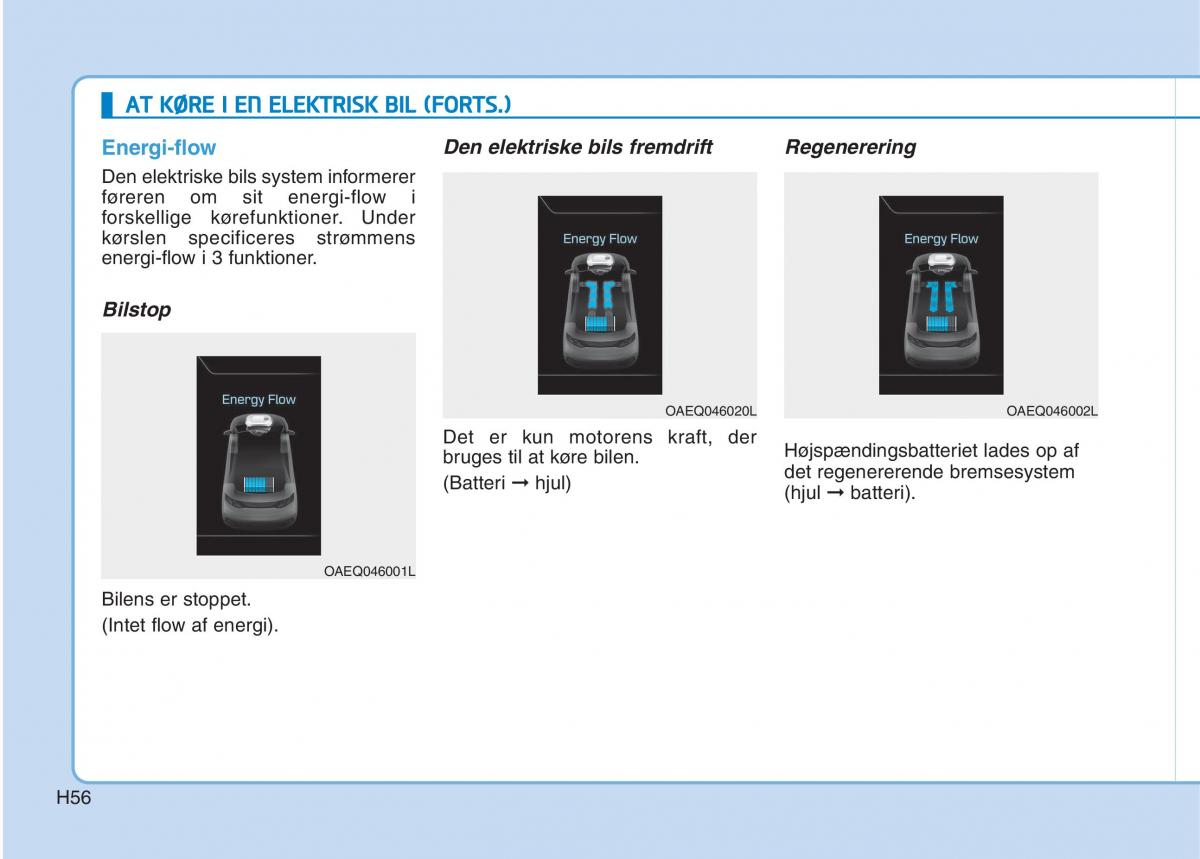 Hyundai Ioniq Electric Bilens instruktionsbog / page 63