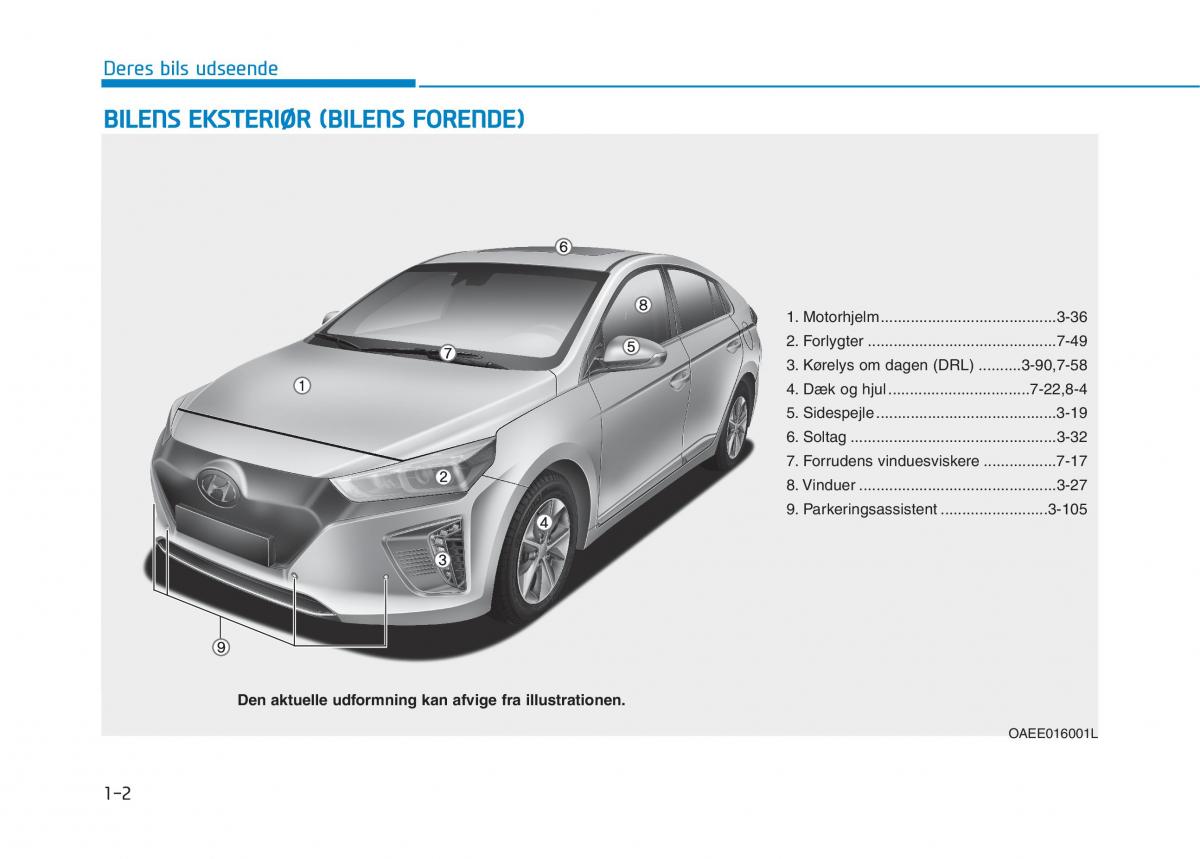 Hyundai Ioniq Electric Bilens instruktionsbog / page 70