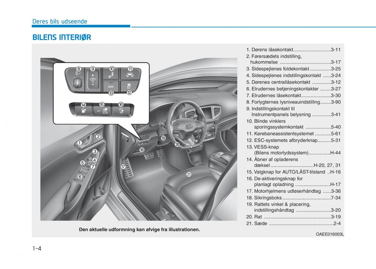 Hyundai Ioniq Electric Bilens instruktionsbog / page 72