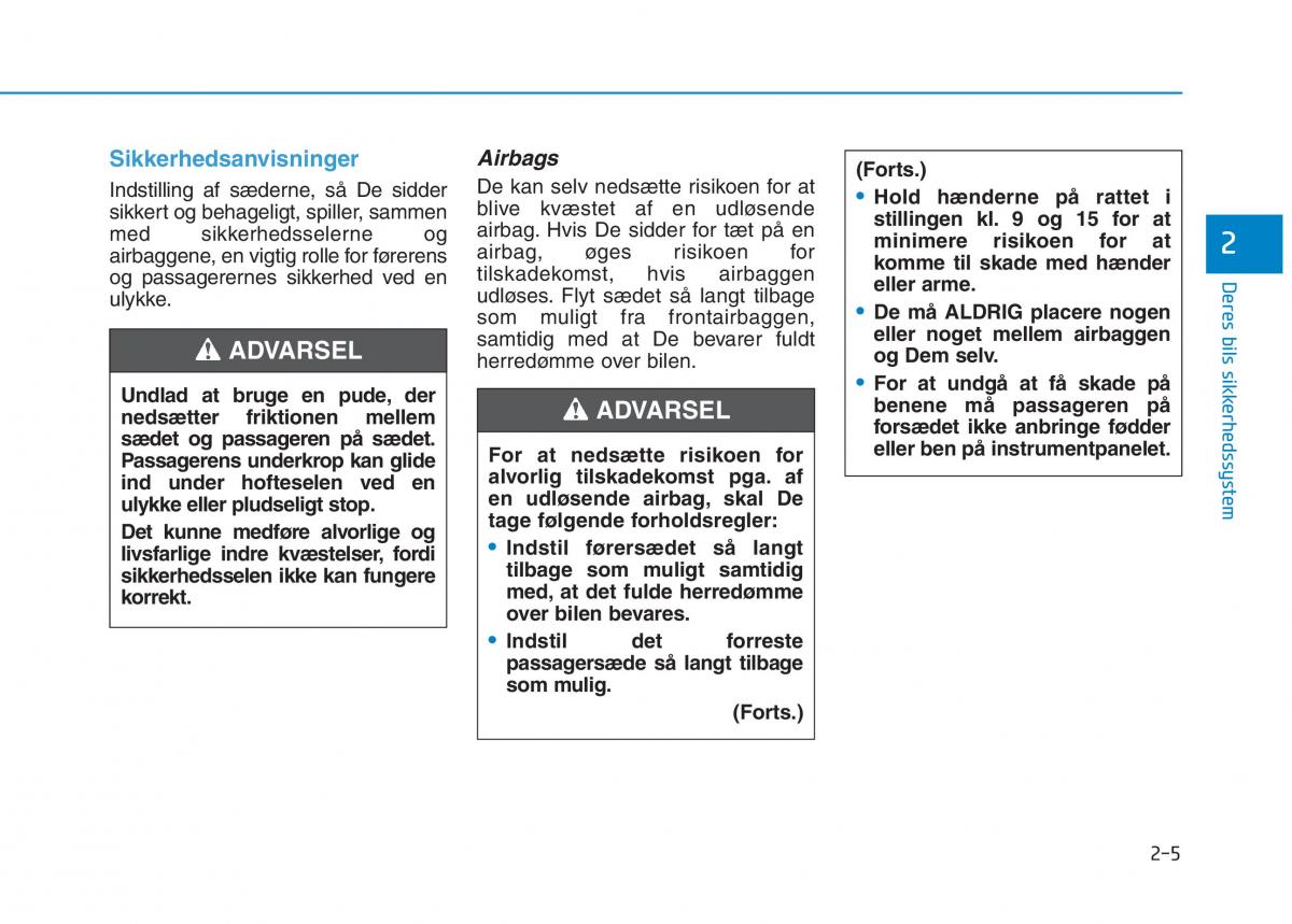 Hyundai Ioniq Electric Bilens instruktionsbog / page 79