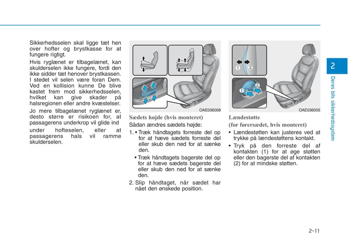 Hyundai Ioniq Electric Bilens instruktionsbog / page 85