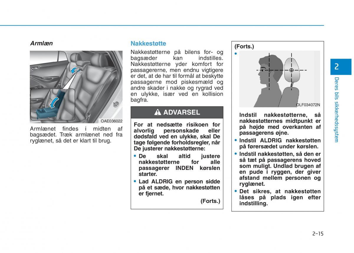 Hyundai Ioniq Electric Bilens instruktionsbog / page 89