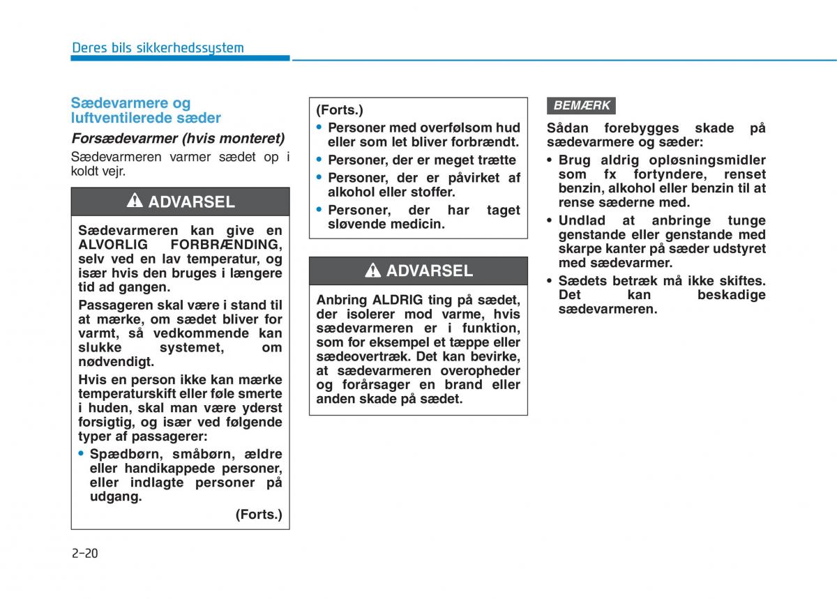 Hyundai Ioniq Electric Bilens instruktionsbog / page 94