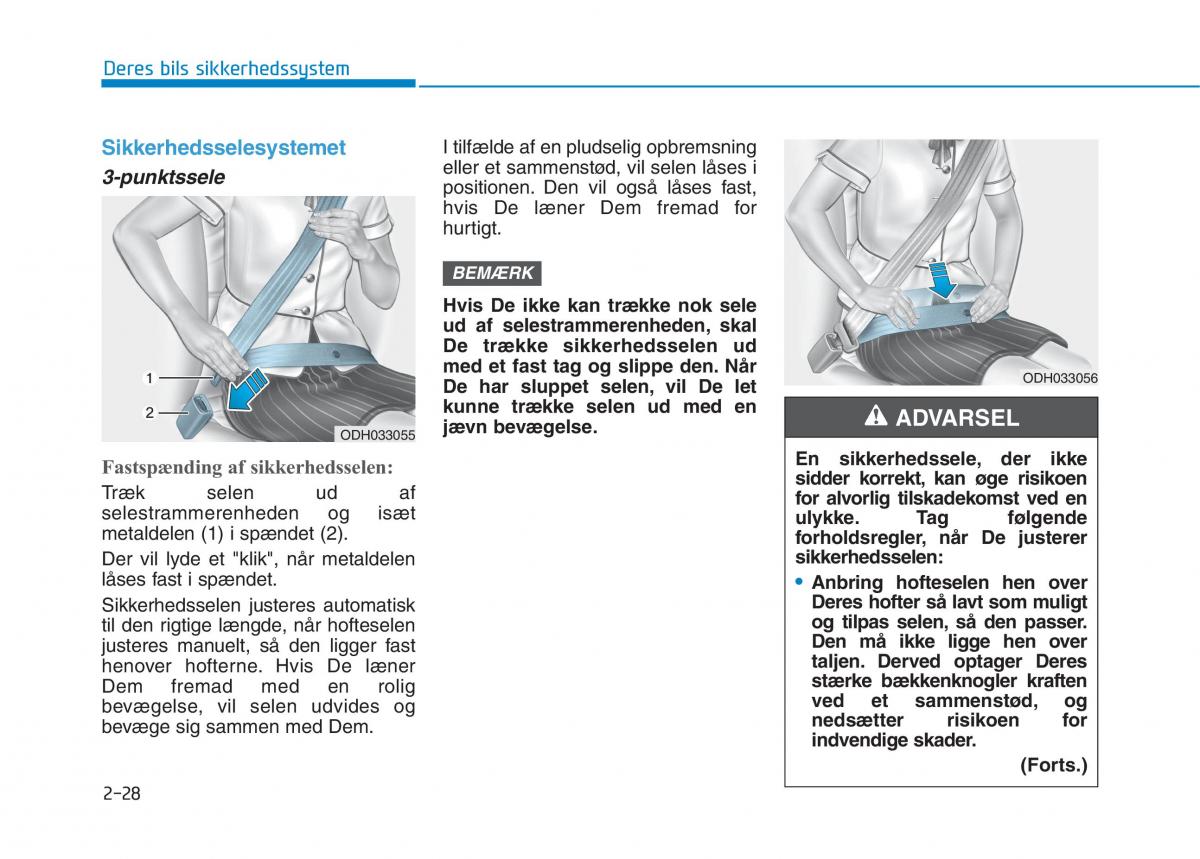 Hyundai Ioniq Electric Bilens instruktionsbog / page 102