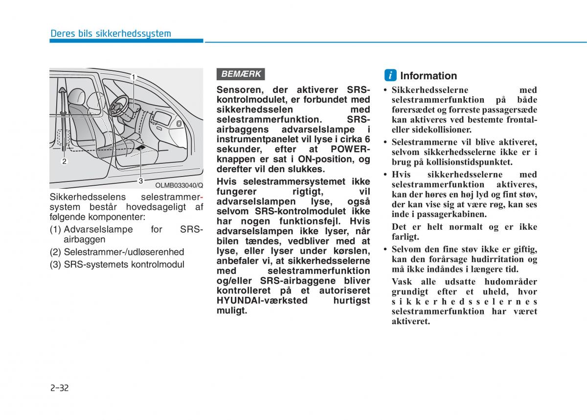 Hyundai Ioniq Electric Bilens instruktionsbog / page 106