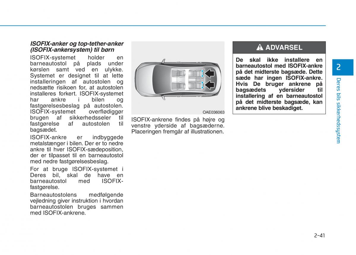 Hyundai Ioniq Electric Bilens instruktionsbog / page 115