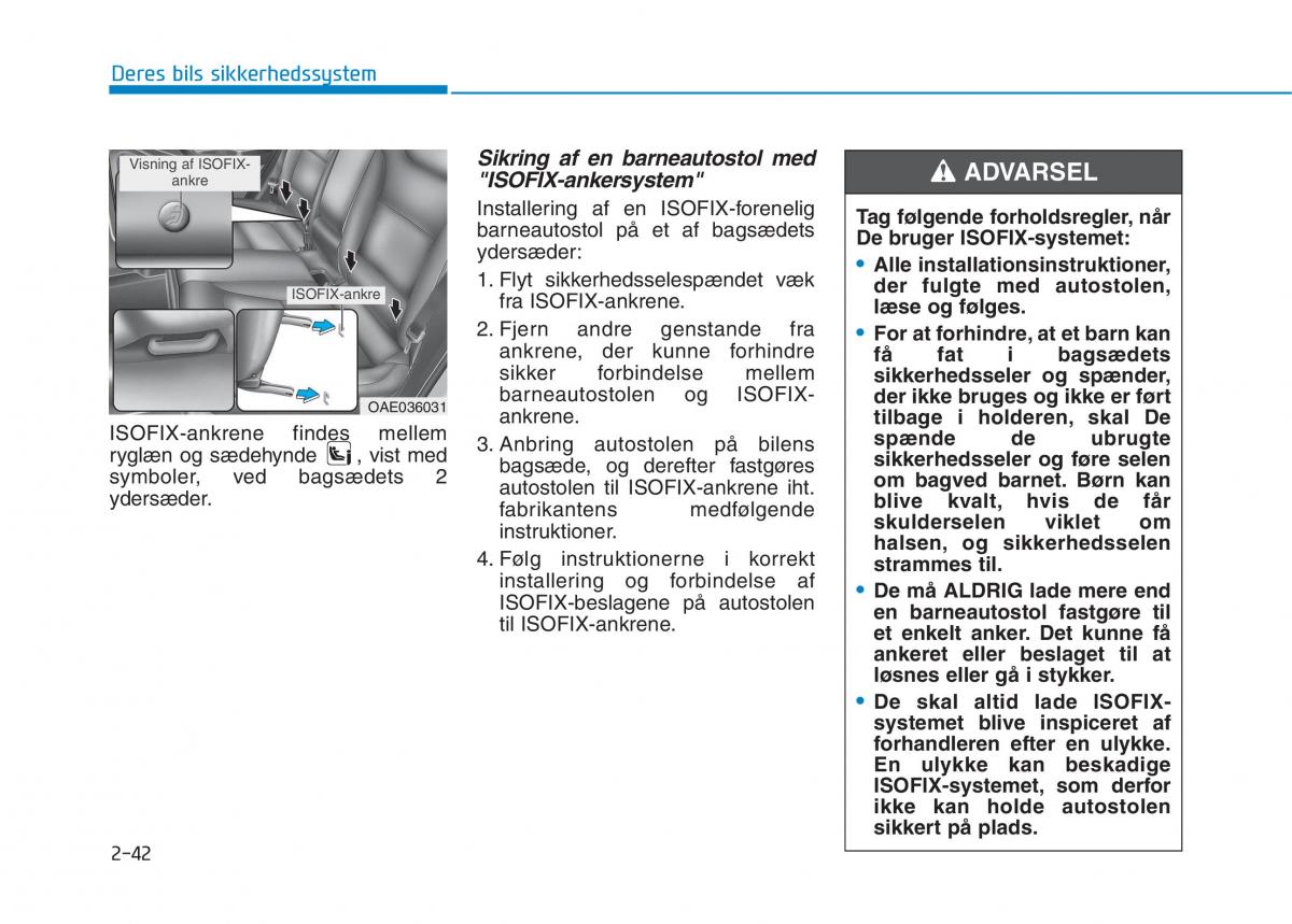 Hyundai Ioniq Electric Bilens instruktionsbog / page 116