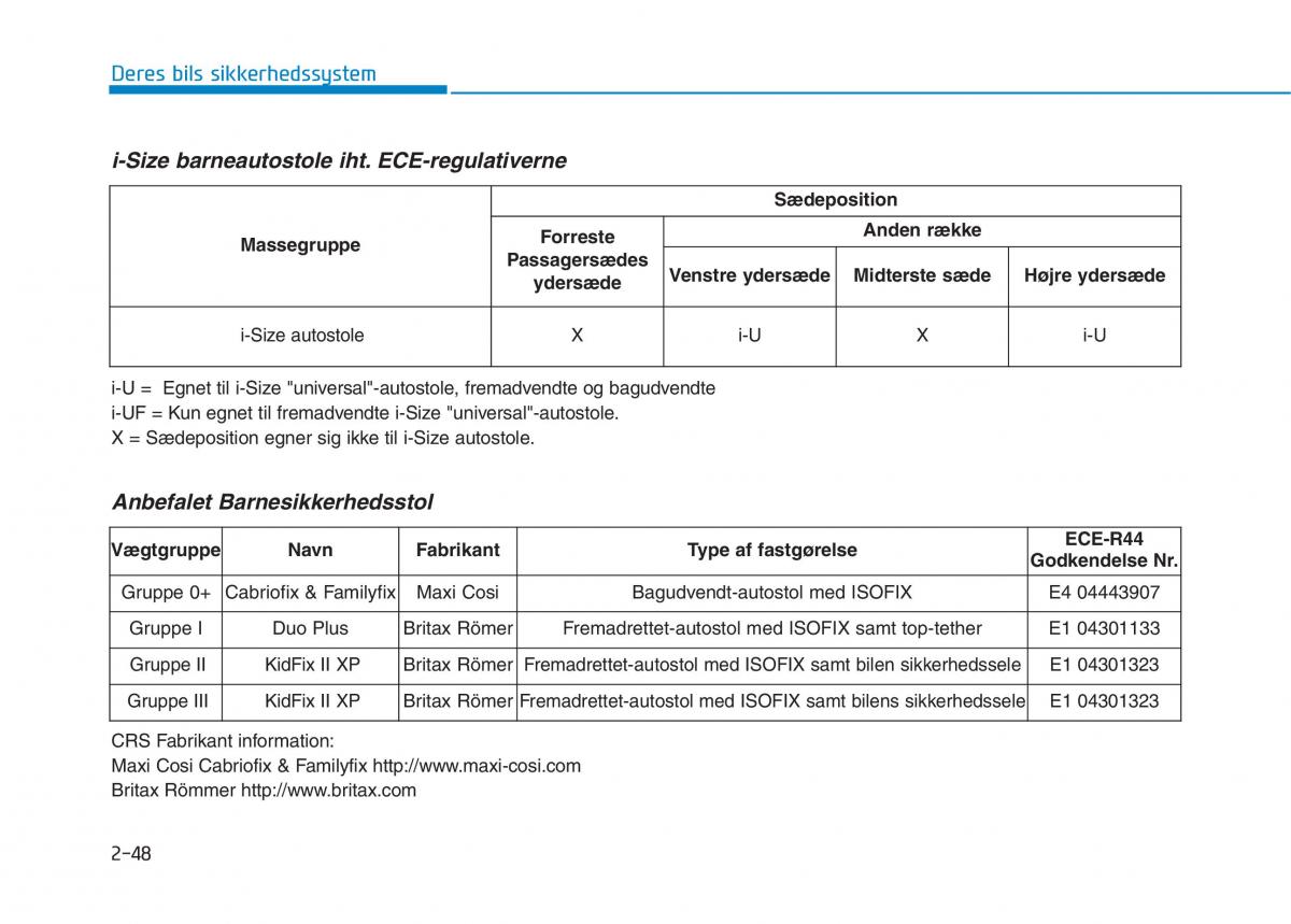 Hyundai Ioniq Electric Bilens instruktionsbog / page 122