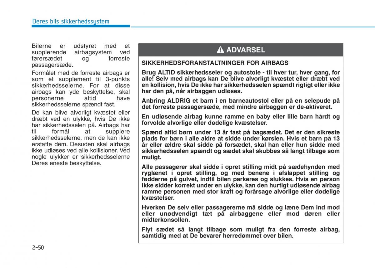 Hyundai Ioniq Electric Bilens instruktionsbog / page 124