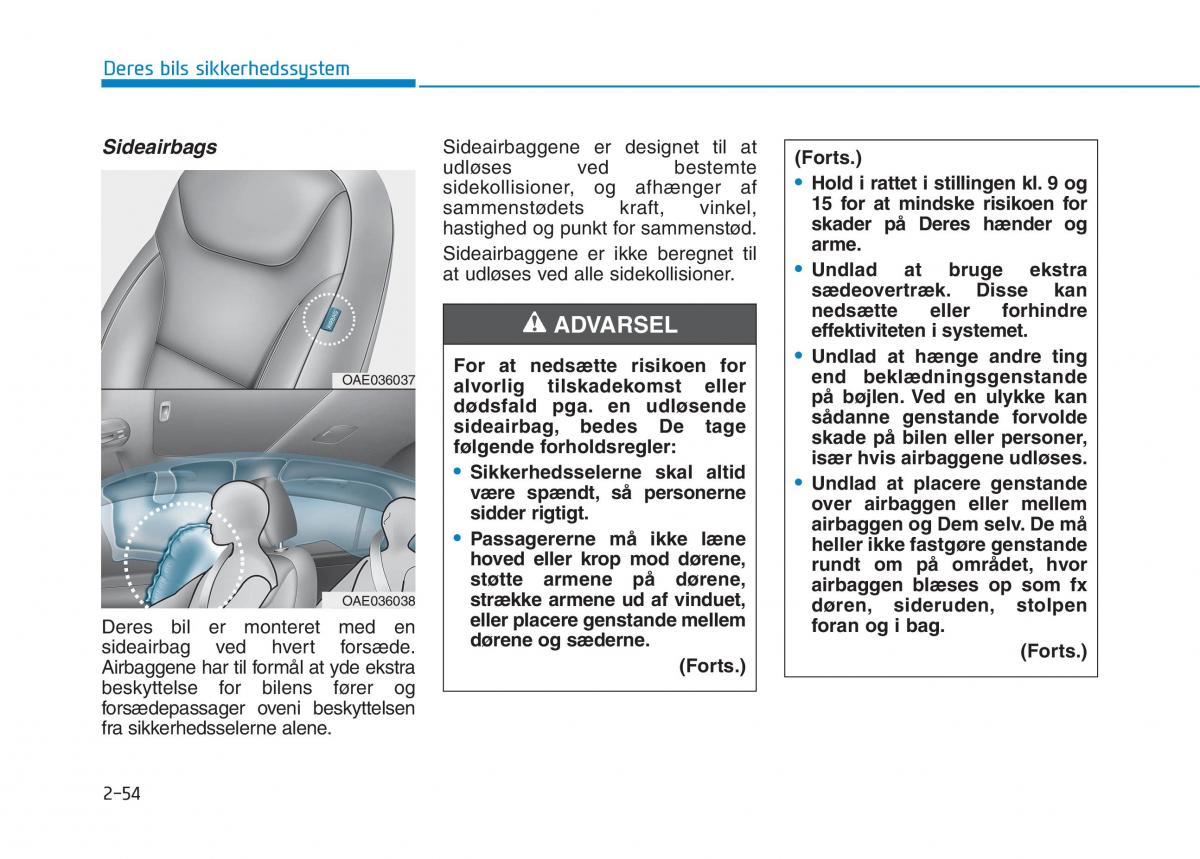 Hyundai Ioniq Electric Bilens instruktionsbog / page 128