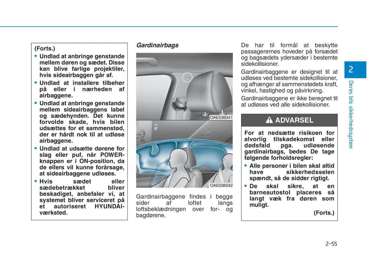 Hyundai Ioniq Electric Bilens instruktionsbog / page 129