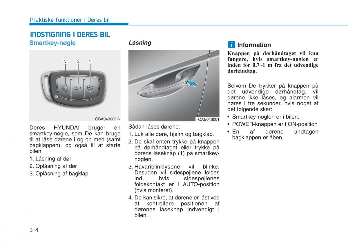 Hyundai Ioniq Electric Bilens instruktionsbog / page 147