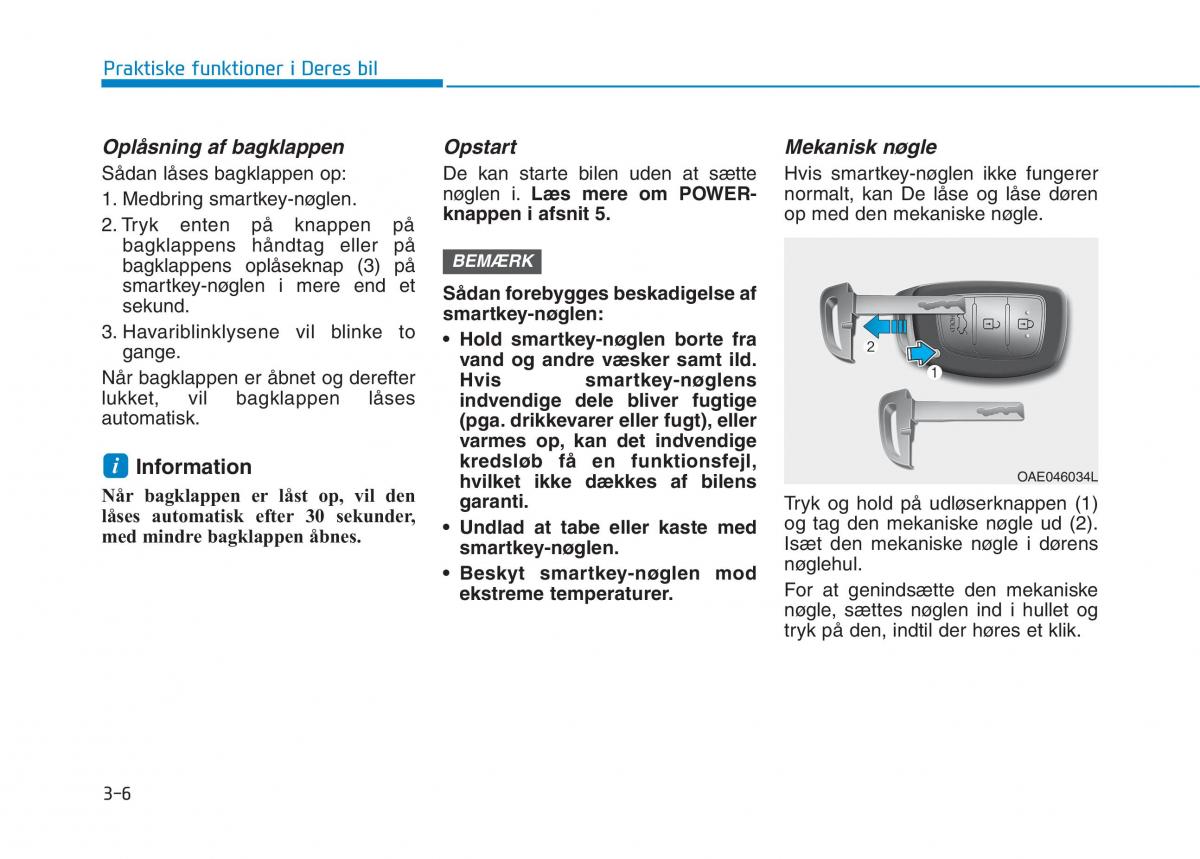 Hyundai Ioniq Electric Bilens instruktionsbog / page 149