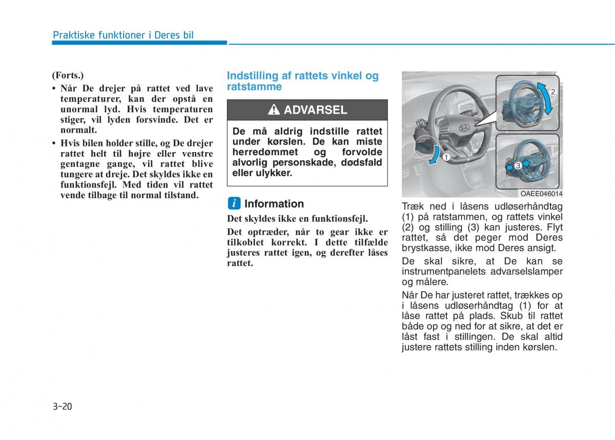 Hyundai Ioniq Electric Bilens instruktionsbog / page 163