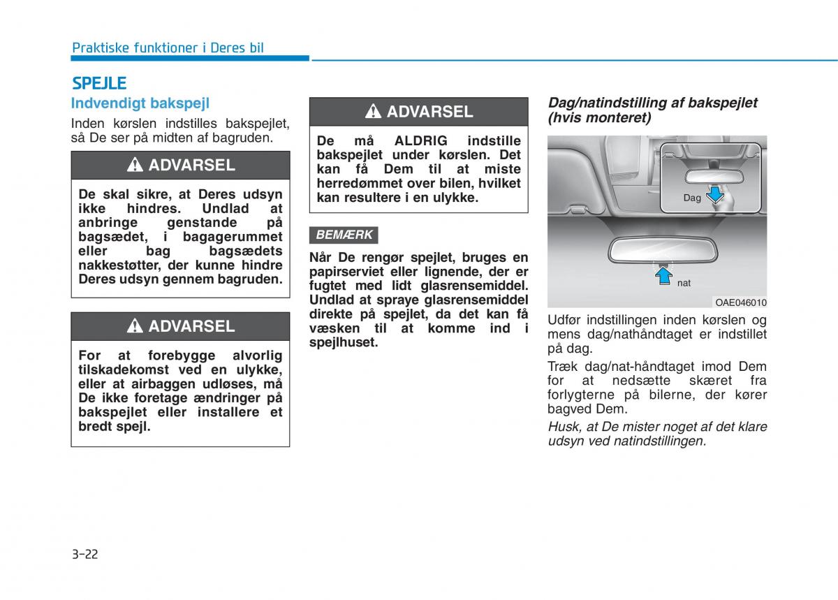 Hyundai Ioniq Electric Bilens instruktionsbog / page 165