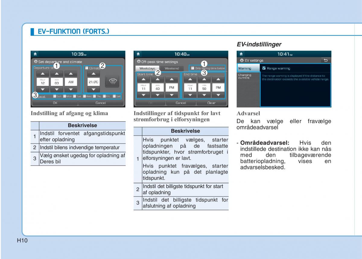 Hyundai Ioniq Electric Bilens instruktionsbog / page 17