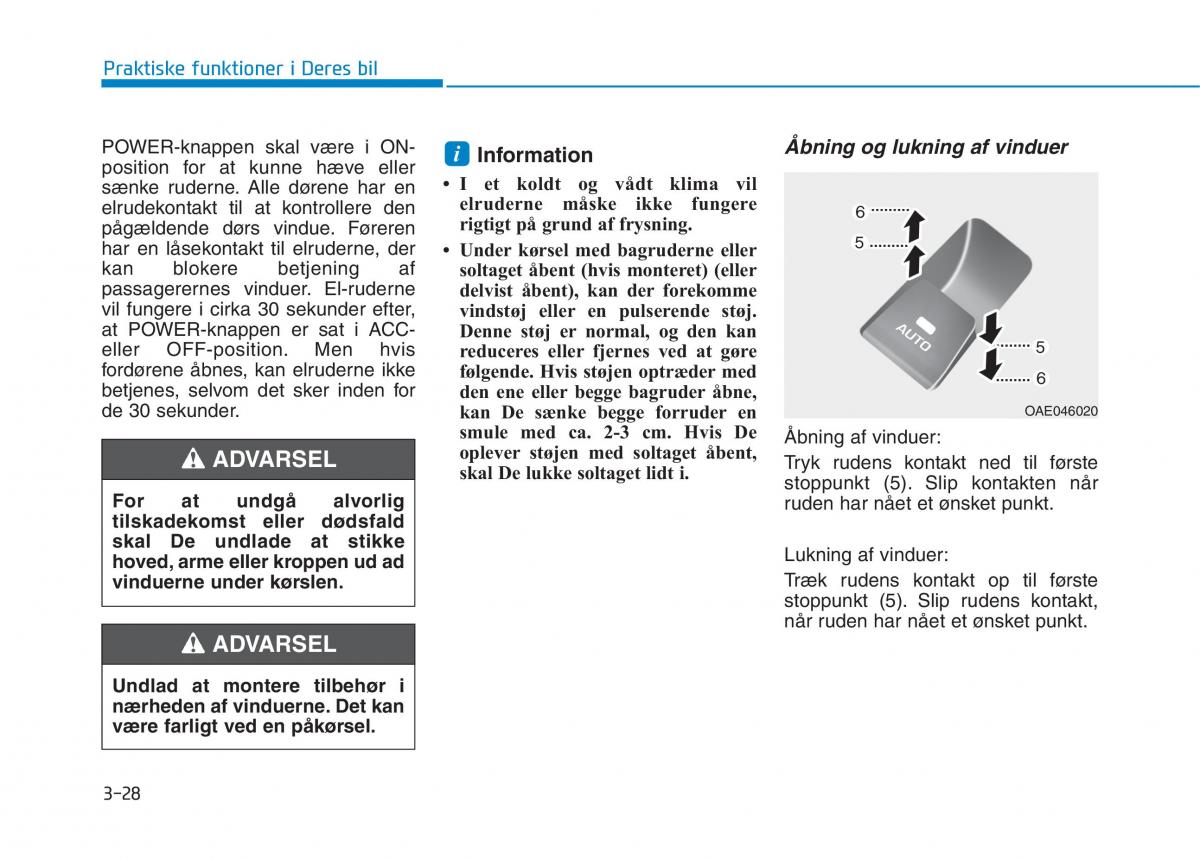 Hyundai Ioniq Electric Bilens instruktionsbog / page 171