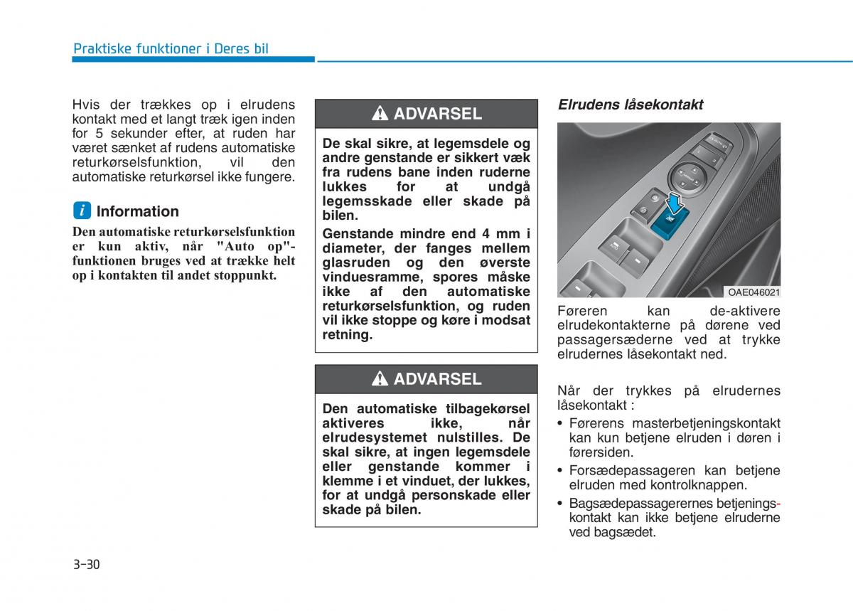 Hyundai Ioniq Electric Bilens instruktionsbog / page 173