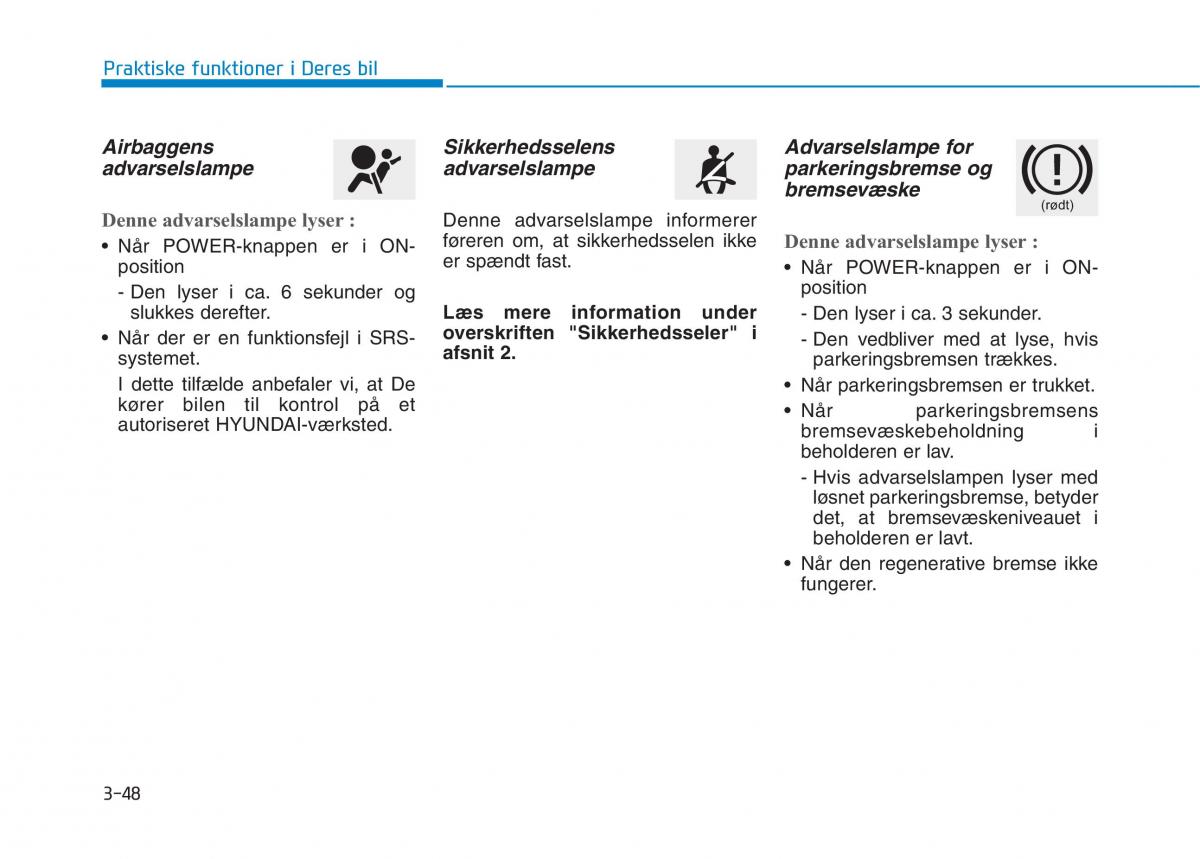 Hyundai Ioniq Electric Bilens instruktionsbog / page 191