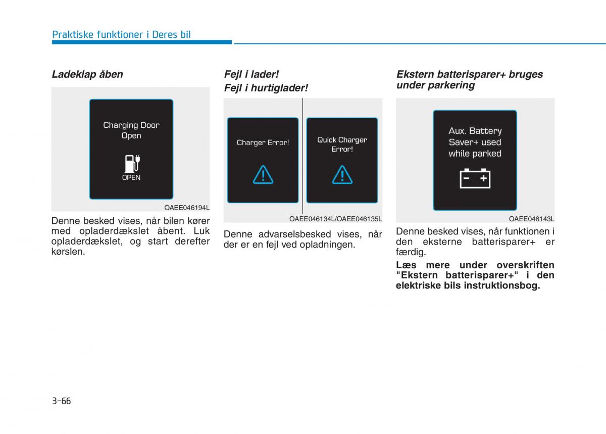 Hyundai Ioniq Electric Bilens instruktionsbog / page 209