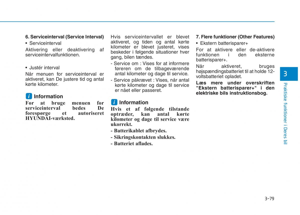 Hyundai Ioniq Electric Bilens instruktionsbog / page 222