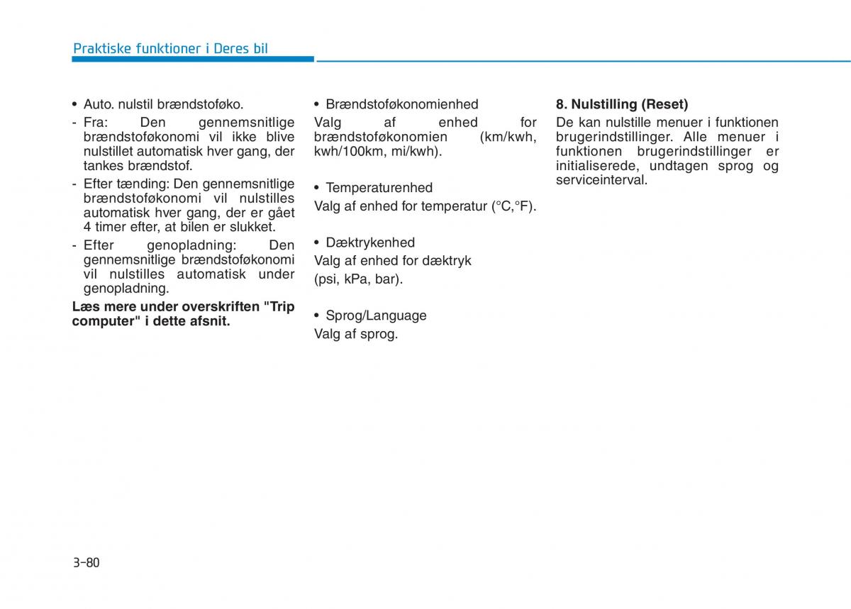 Hyundai Ioniq Electric Bilens instruktionsbog / page 223