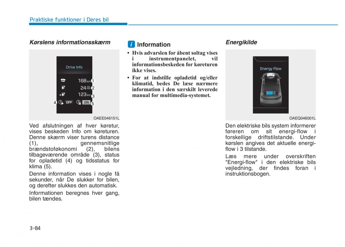 Hyundai Ioniq Electric Bilens instruktionsbog / page 227