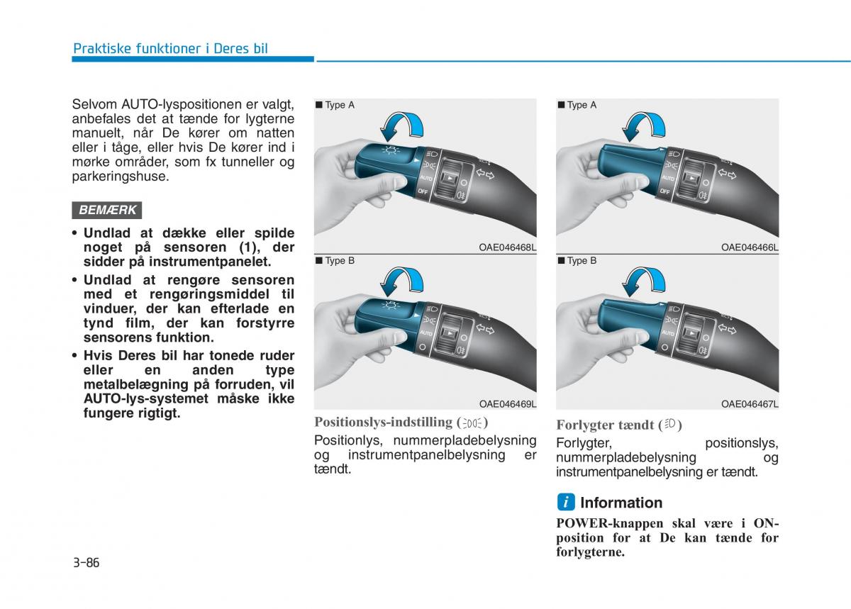 Hyundai Ioniq Electric Bilens instruktionsbog / page 229