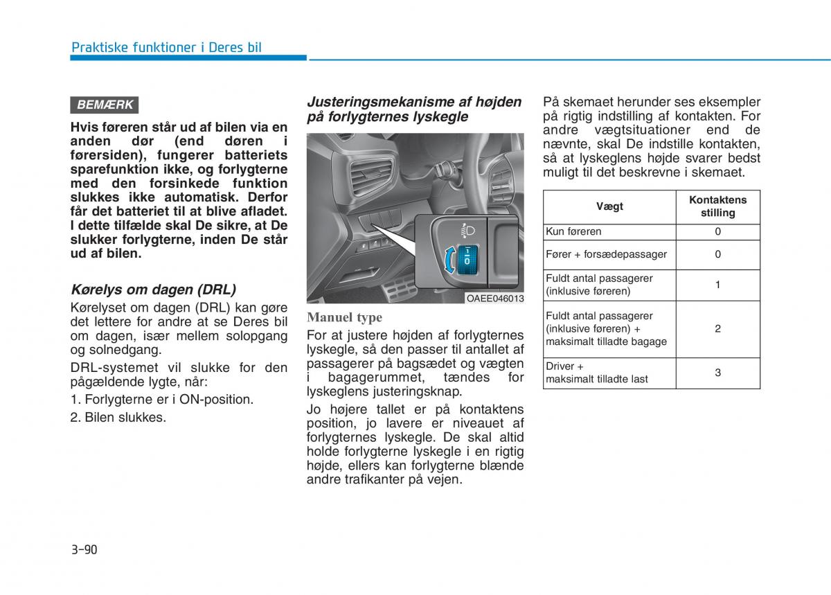 Hyundai Ioniq Electric Bilens instruktionsbog / page 233