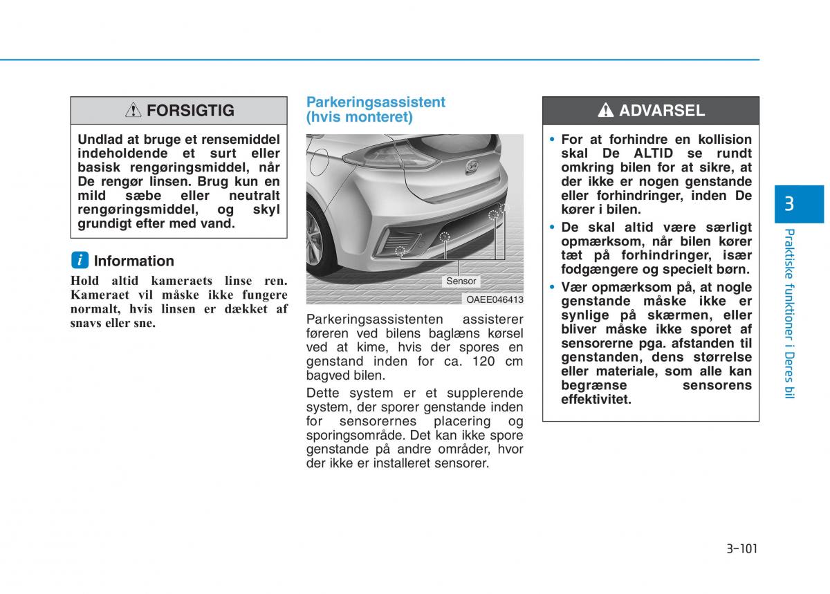 Hyundai Ioniq Electric Bilens instruktionsbog / page 244