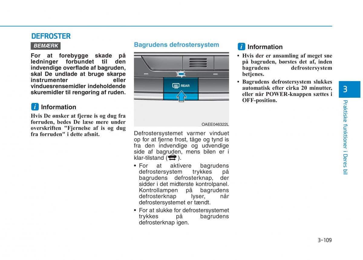 Hyundai Ioniq Electric Bilens instruktionsbog / page 252